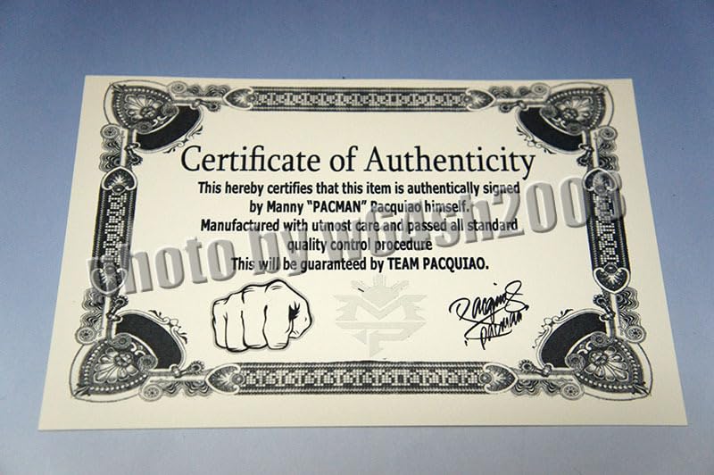 激レア パッキャオ、フレディ•ローチ ダブル直筆サイン入りポスター