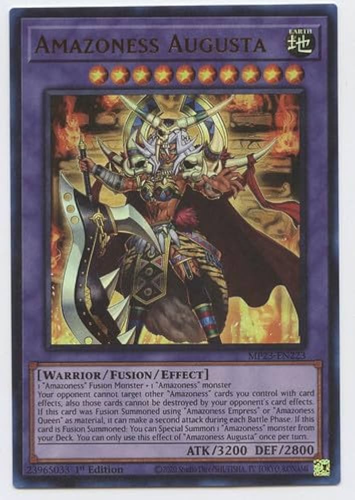 Amazon.com: Amazoness Augusta - MP23-EN223 - Ultra Rare - 1st