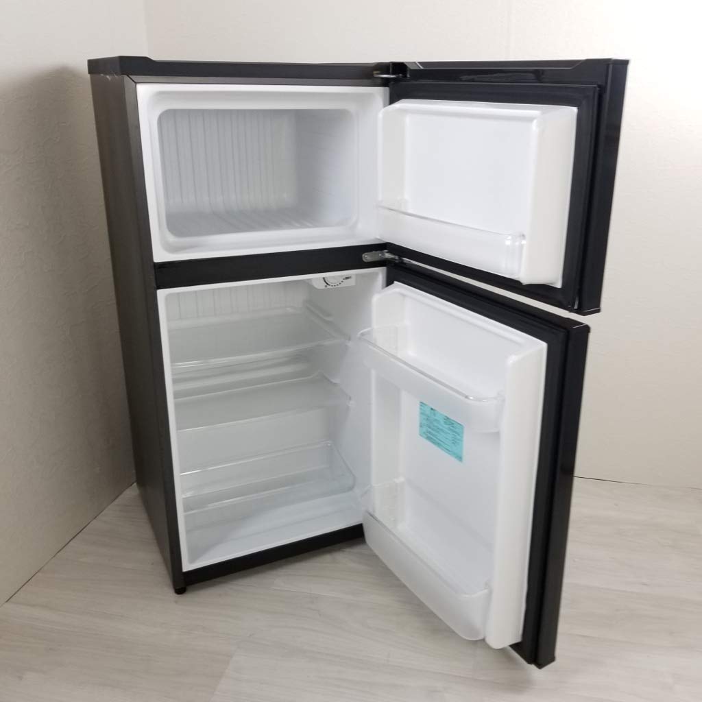 Amazon.co.jp: ハイアール 106L 2ドア冷蔵庫（直冷式）ブラックHaier