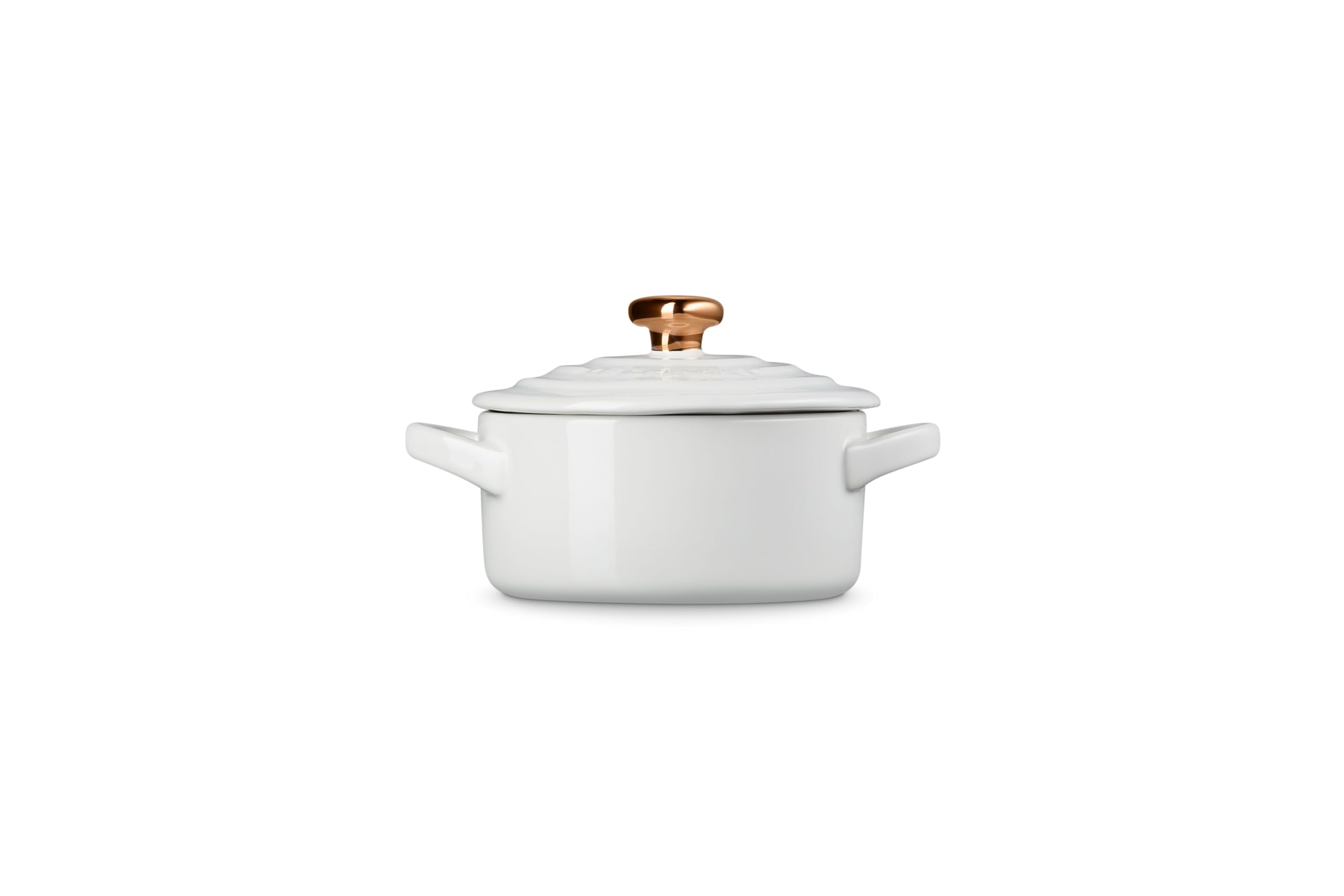 Amazon.com: Le Creuset Stoneware Mini Round Cocotte, 8oz., White