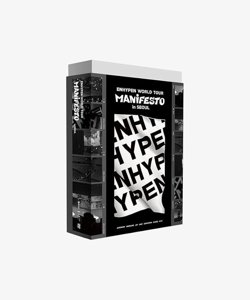 ENHYPEN WORLD TOUR MANIFESTO in SEOUL DVD+PREORDER - Amazon.com Music