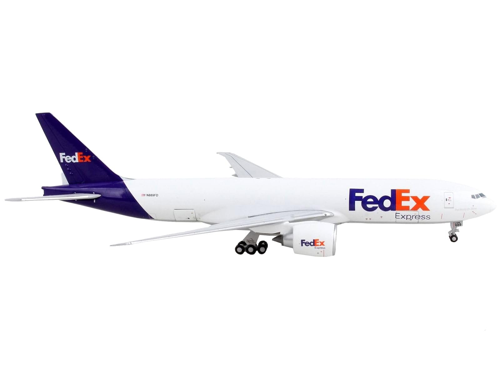 Amazon | GeminiJets 1/400 777-200LRF FedEx (フェデックス) N889FD