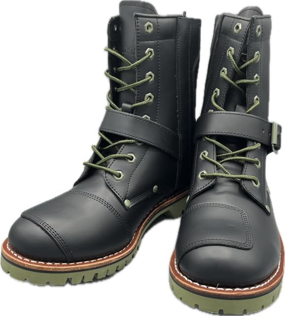 Avilex AV2100-09 YAMATO Yamato Motorcycle Boots Leather Side