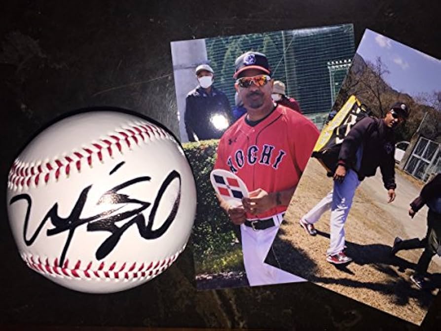 Amazon.co.jp: 高知ファイティングドッグス99 マニーラミレス 直筆