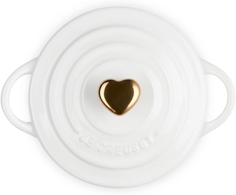 Amazon.com: Le Creuset Stoneware Mini Round Cocotte, 8oz., White