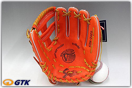 Amazon | 久保田スラッガー KSN-24PS Fオレンジ×タン紐 軟式用グラブ