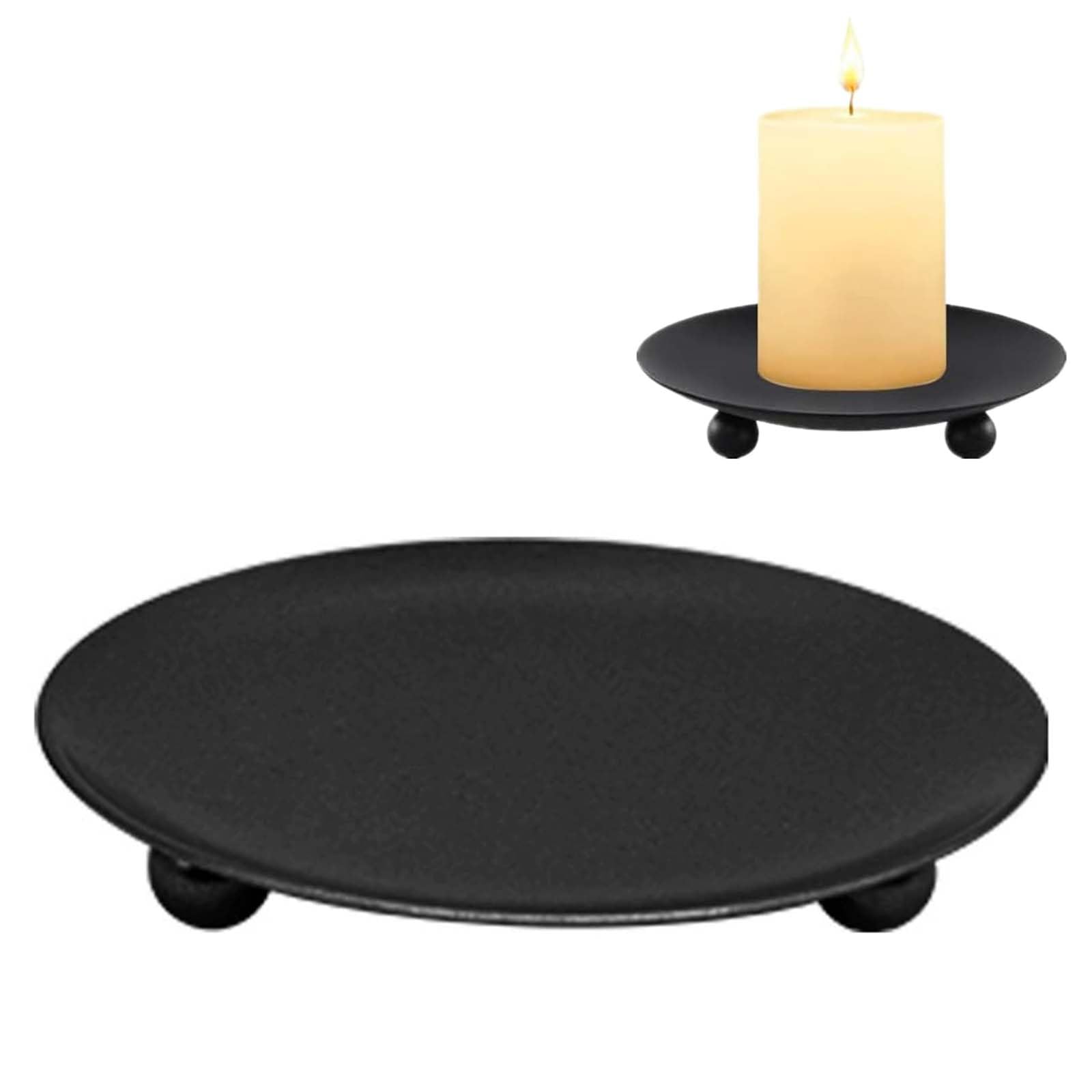 Amazon.co.jp: PAVIKE キャンドル 受け皿 （1個入り）装飾アイアン