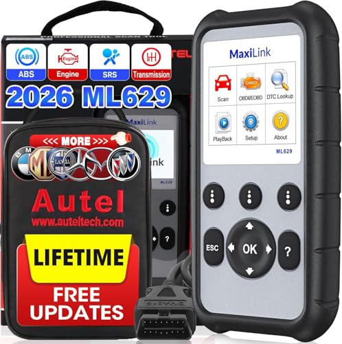 Autel MaxiLink ML629 Automotive OBD2 Scanner, 2026 Newer Upgraded