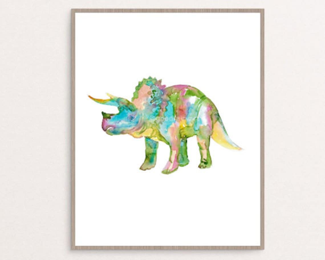 Amazon.co.jp: Ara Step Dinosaurs ファニーアートポスタープリント