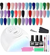 Amazon | JODSONE 32色 鮮やかで高光沢のジェルネイルポリッシュキット