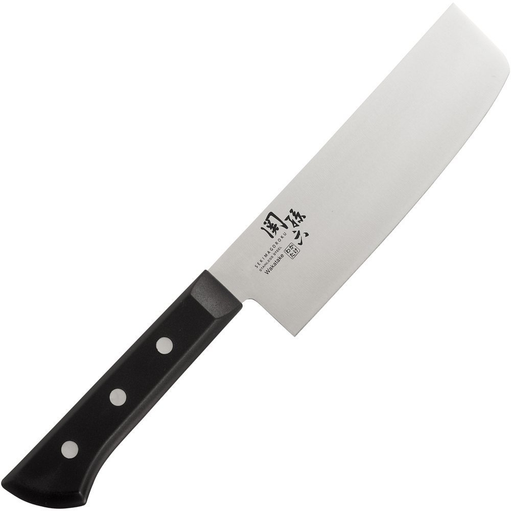 Amazon.com: Japanese KAI Seki Magoroku Watakake Nakiri Knife 165mm