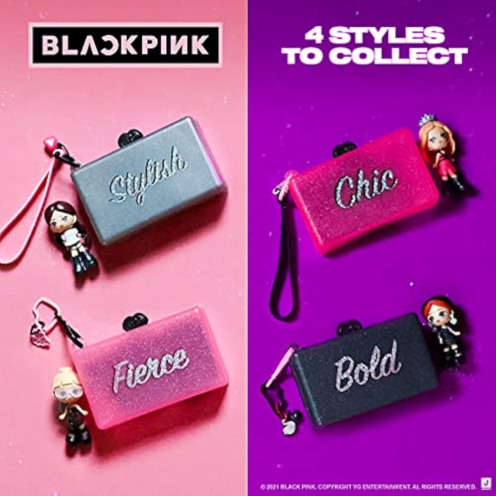 BlackPink Sophisticated Superstars Clutch, Featuring 3” Lisa
