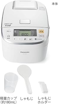 Amazon | パナソニック 5.5合 炊飯器 圧力IH式 おどり炊き ホワイト SR