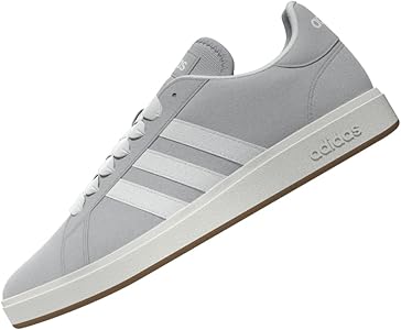 Amazon.com | adidas Grand Court Base 00s, Men's Shoes, Grey Two