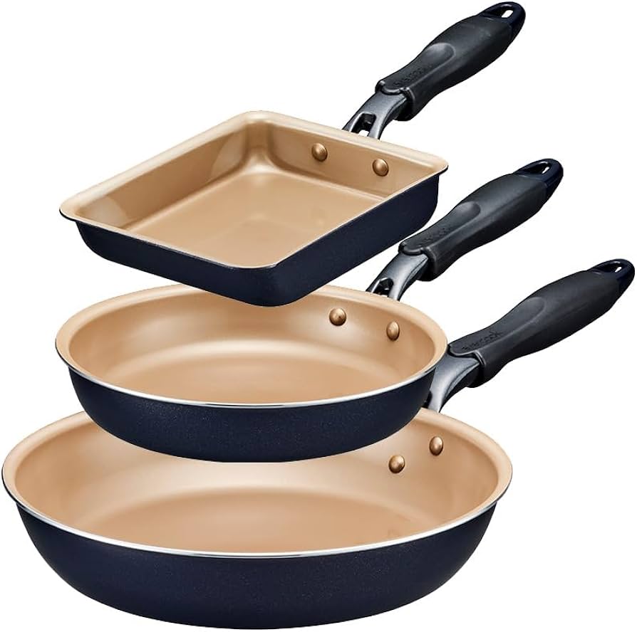 Amazon｜エバークック フライパンセット 3点セット（フライパン 20