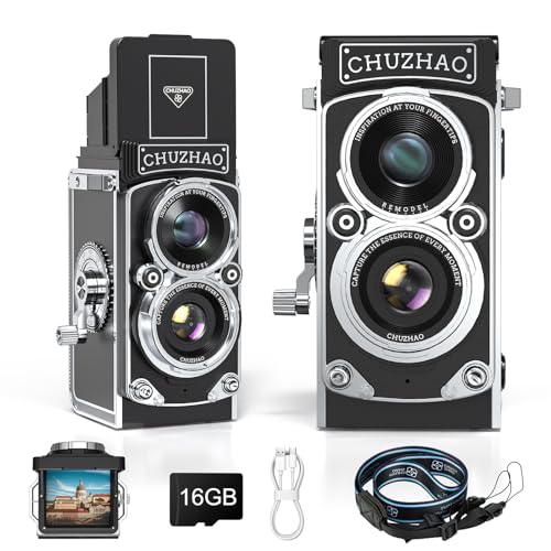 Amazon.co.jp: CHUZHAO レトロカメラ ミニレトロデジタルカメラ 1080P