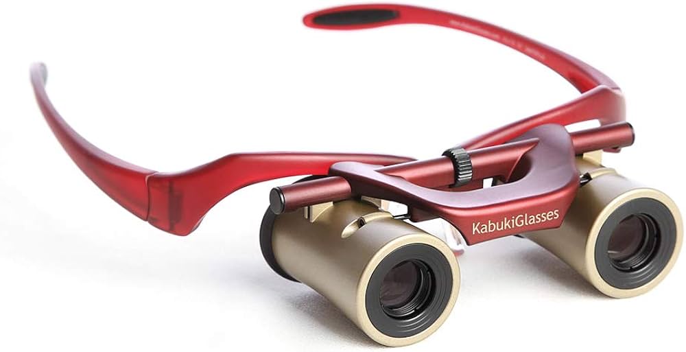 Amazon | カブキグラス(ワインレッド) 高性能双眼鏡 観劇・コンサート