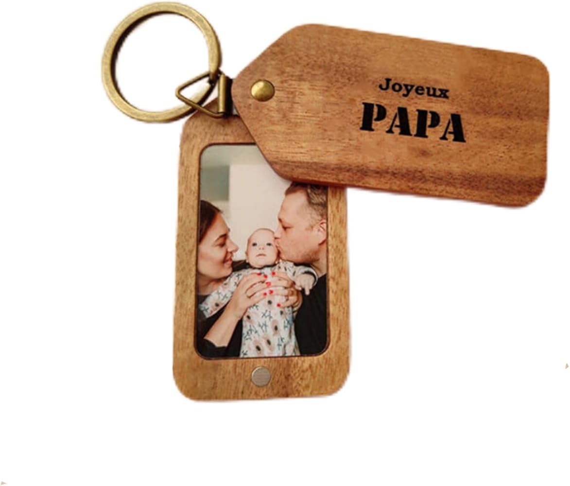 Amazon.co.jp: [Drawelry] 名入木製キーホルダー- カスタム写真彫刻