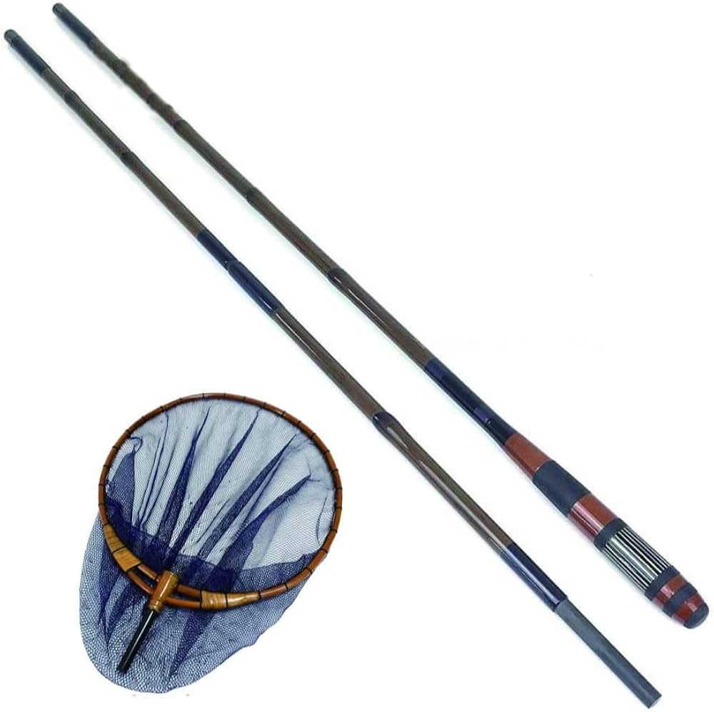 Amazon | 野釣りに最適！ ヘラブナ玉網セット 無名玉の柄＆玉網セット