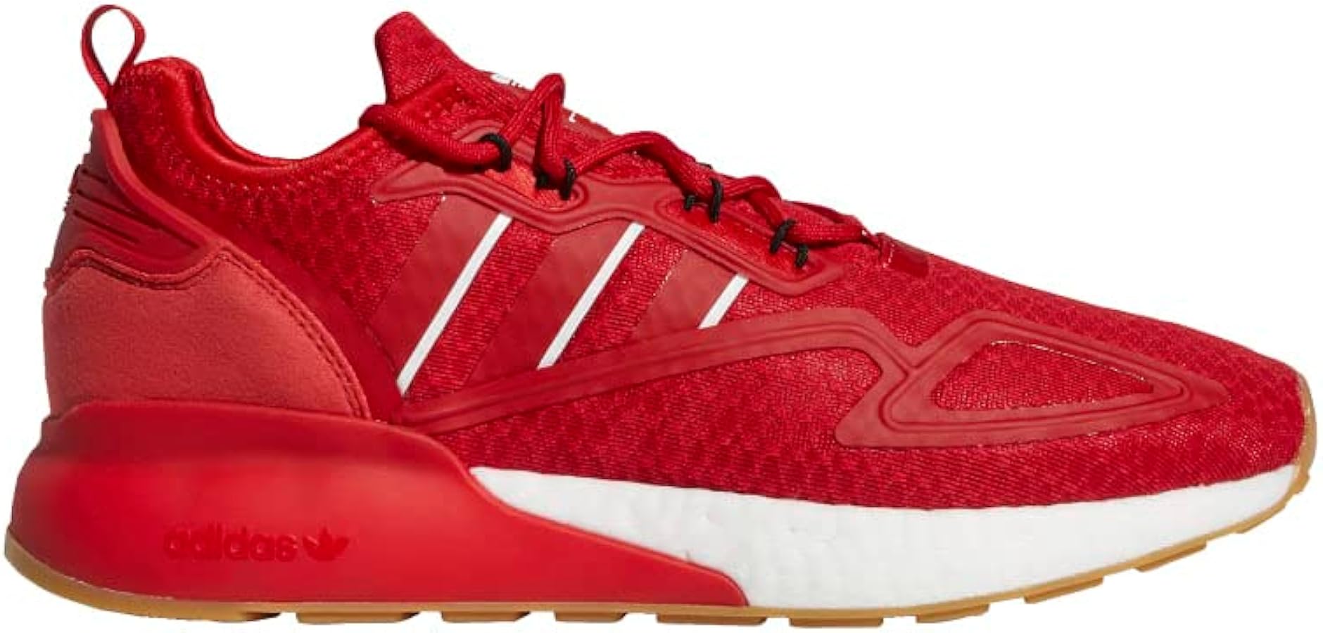 Amazon.com | adidas ZX 2K Boost Shoes Men's, Red, Size 9 | Road