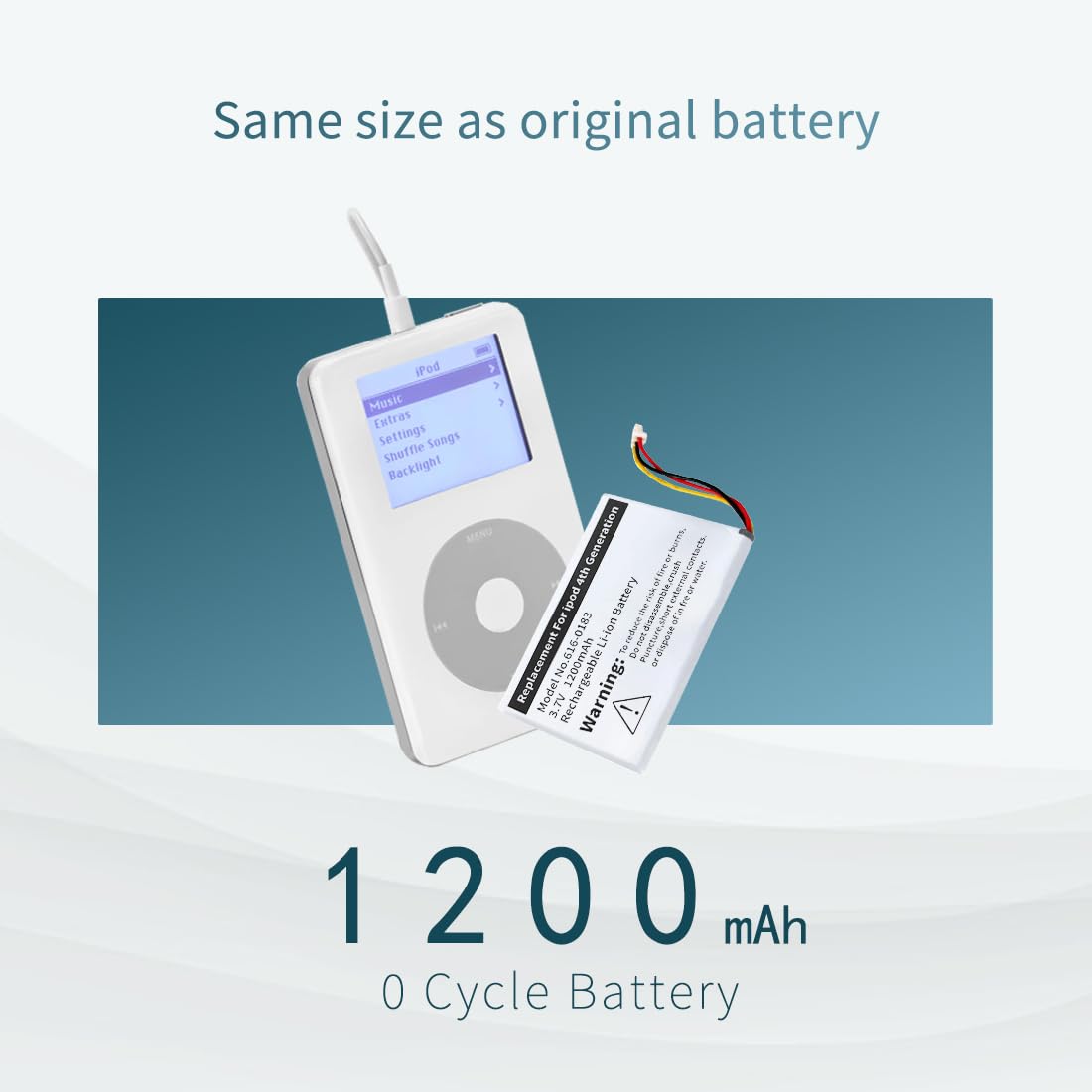 Amazon.com: Abtter for iPod Classic 4th Generation Battery