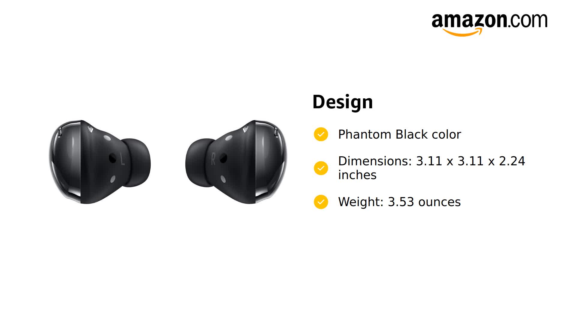 Amazon.com: SAMSUNG Galaxy Buds Pro, Bluetooth Earbuds, True