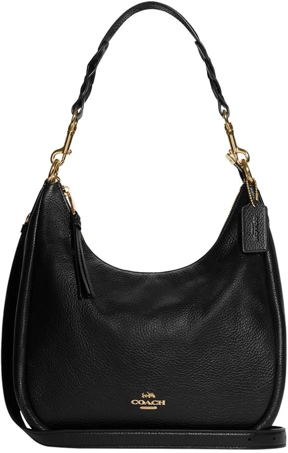Amazon.com: COACH Jules Hobo Shoulder Bag, Black : Clothing, Shoes