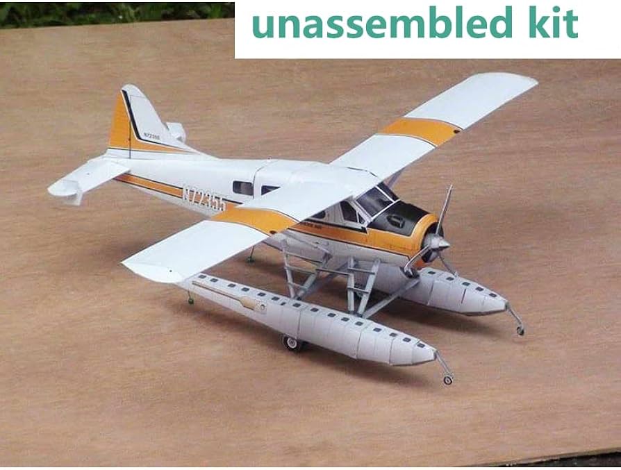 Amazon | 1/32スケール CAN DHC-2 ビーバーフロート 水上飛行機 3D