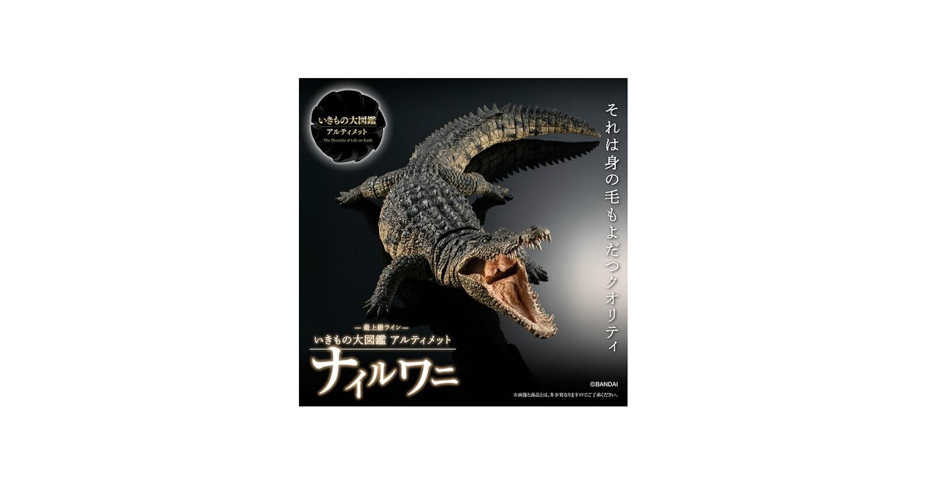 Amazon.co.jp: いきもの大図鑑アルティメット ナイルワニ プレミアム