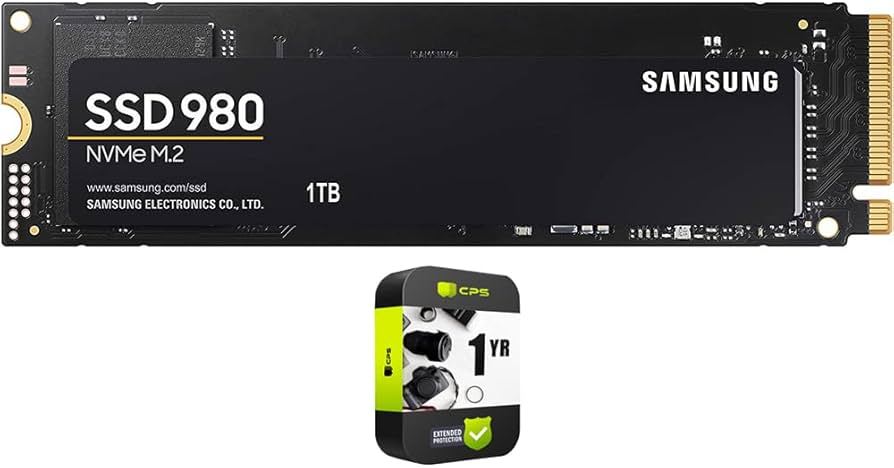 Amazon.com: SAMSUNG MZ-V8V1T0B/AM 980 PCIe 3.0 NVMe SSD 1TB Bundle