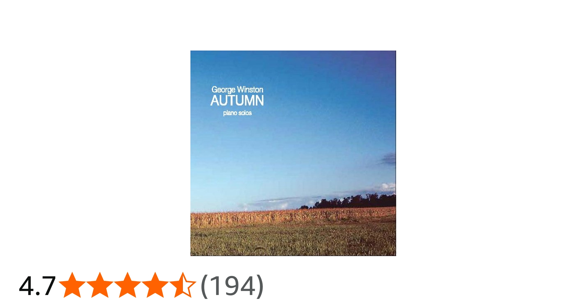 Amazon.co.jp: George Winston AUTUMN: ミュージック