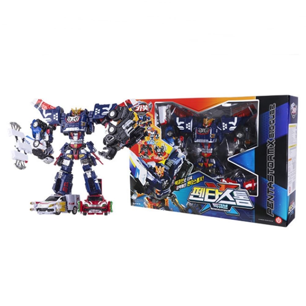 Amazon.co.jp: ハローカーボットペンタストームXビッグキューブ 変身