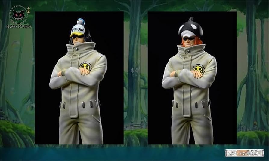 Amazon.co.jp: ワンピース Black -STUDIO ペンギン シャチ 2点