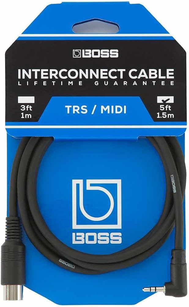 Amazon.co.jp: ボス BOSS TRS/MIDIケーブル BMIDI-5-35 1.5m /3.5mm