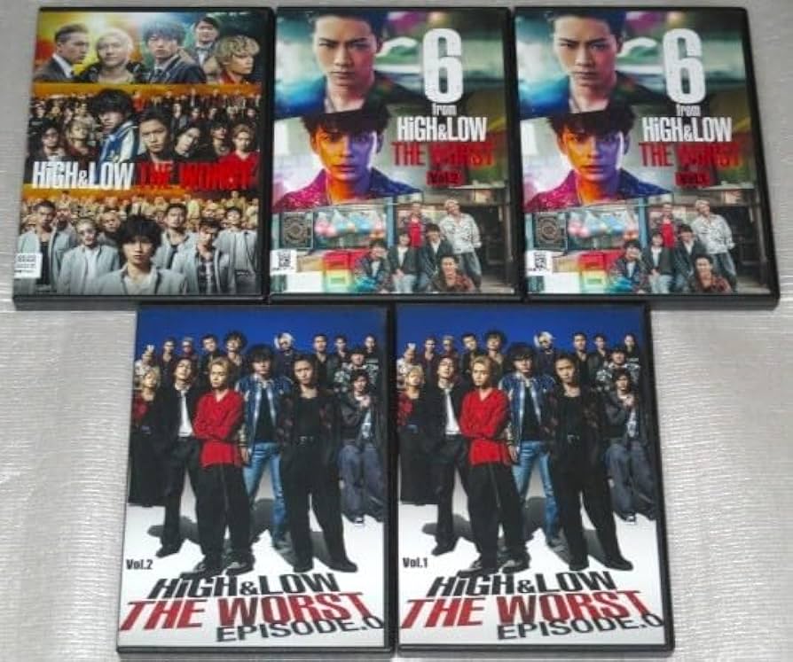 Amazon.co.jp: 【DVD】HIGH&LOW THE WORST 6from 全2巻&episode 0
