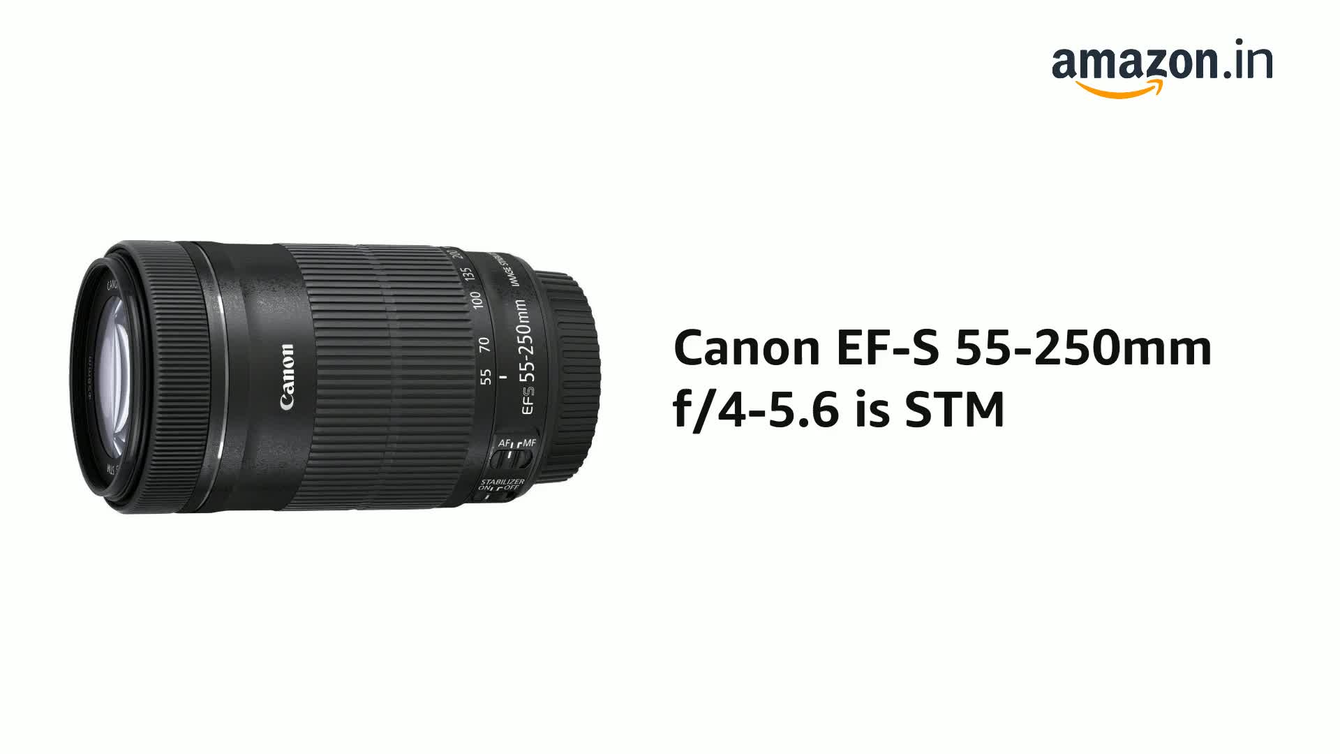 Canon EF-S 55-250mm f/4-5.6 IS STM : Amazon.in: Electronics