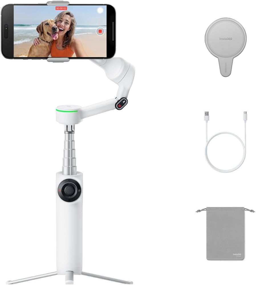 美品】Insta360 Flow 2 Pro 純正マウント付属 Amazon.co.jp: Insta360