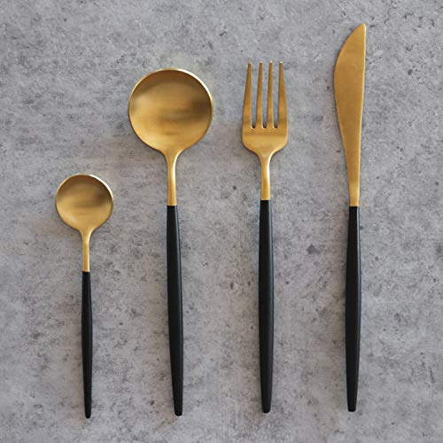 Amazon | ギフト箱入り カトラリー 4点セット 18-10 高級ステンレス