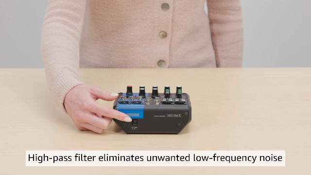 Amazon.com: YAMAHA MG06X 6-Input Compact Stereo Mixer with Effects