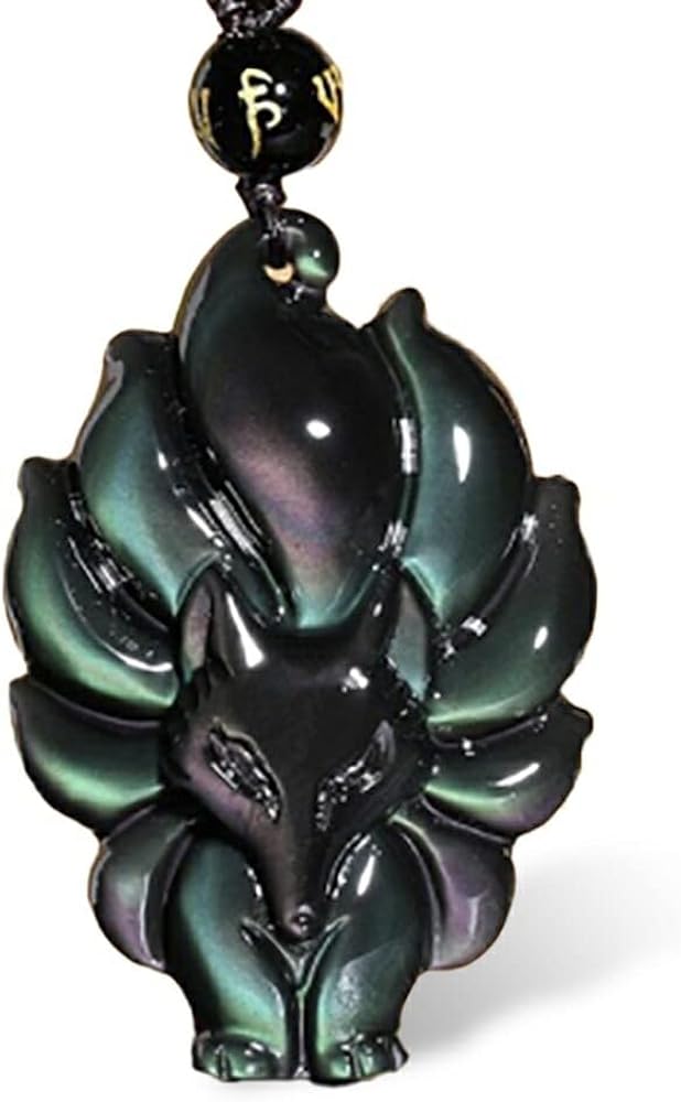 Amazon.co.jp: [AiO JAPAN] ネックレス 九尾の狐 ーVer2ー 首輪 紐