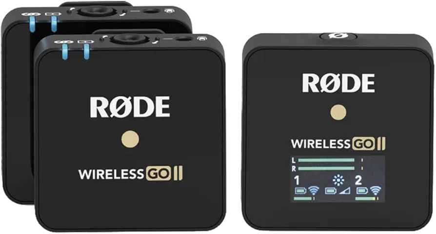Amazon.com: Rode GO II Dual Channel Wireless Microphone System