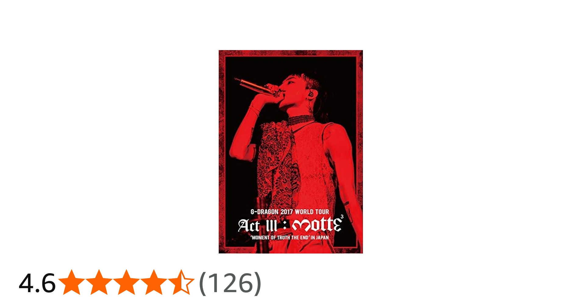 Amazon.co.jp: G-DRAGON 2017 WORLD TOUR IN JAPAN(Blu-ray Disc2枚組