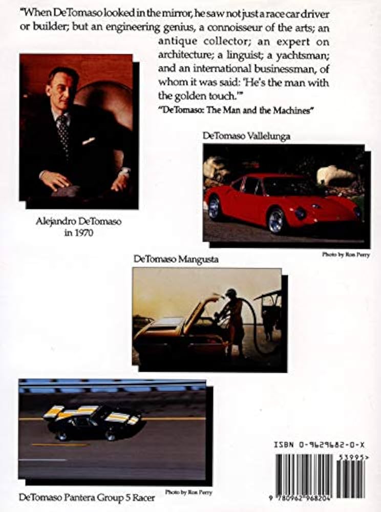 De Tomaso: The Man and the Machines: Wyss, Wallace A., Fangio