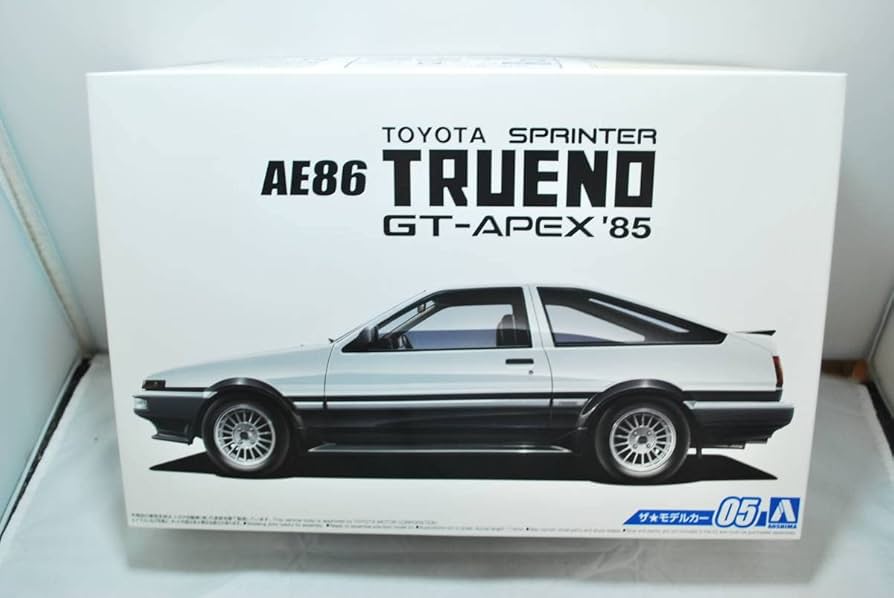Amazon | アオシマ 1/24 トヨタ スプリンター トレノ AE86 GT-APEX '85