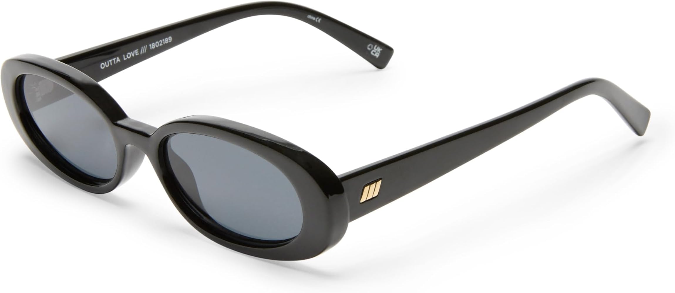 Amazon.com: Le Specs Outta Love Sunglasses - Black, Oval, Unisex