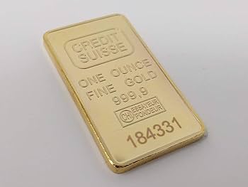Amazon.co.jp: 5枚セット 24金ゴールドバー インゴットレプリカ CREDIT