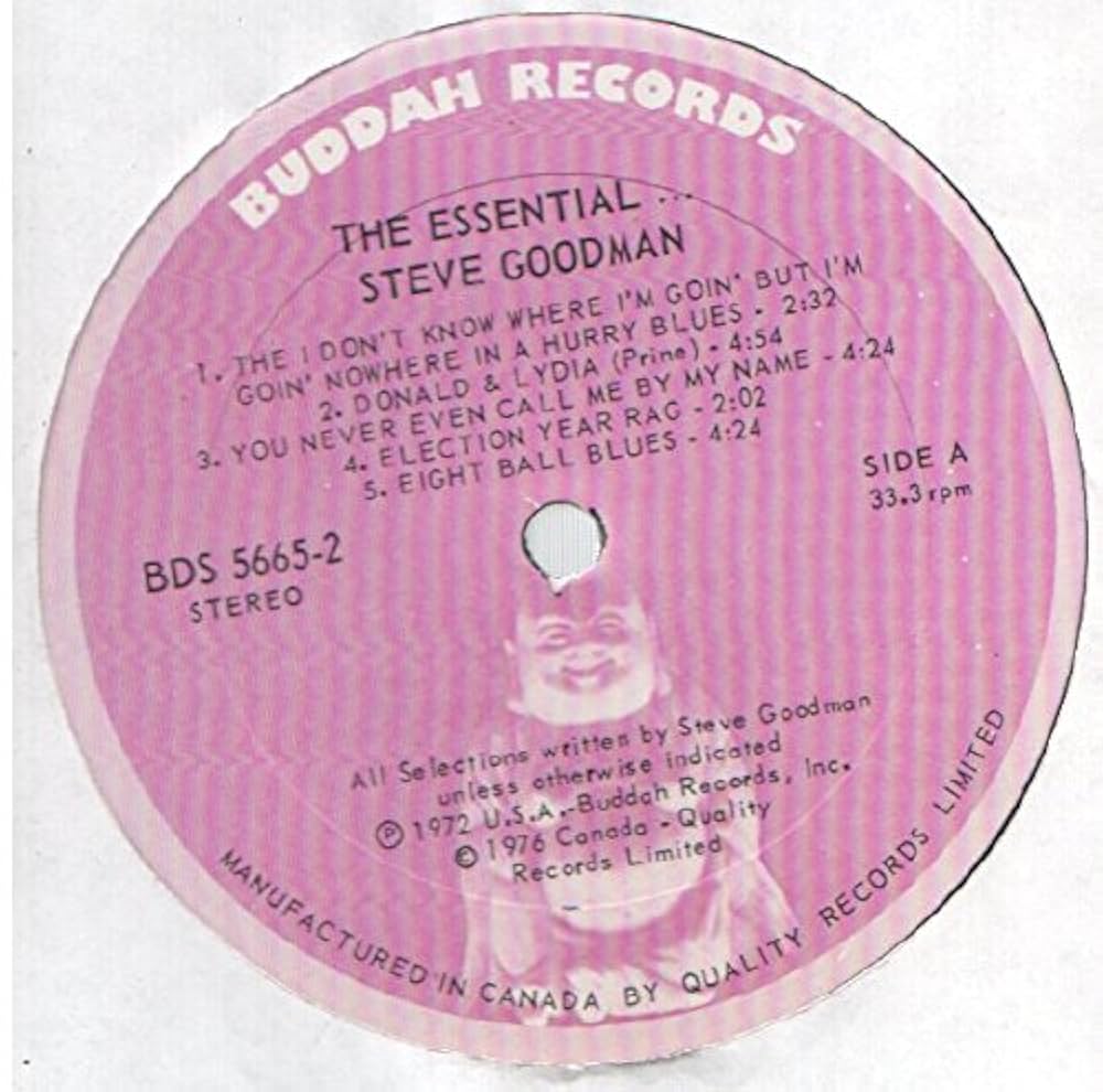 Steve Goodman: The Essential 2LP VG++ Canada Buddah BDS 5665-2