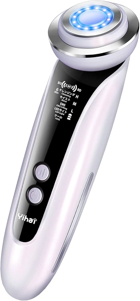 Amazon.co.jp: 【1台8役 温冷機能】 超音波美顔器 RF美顔器 ION+ ION