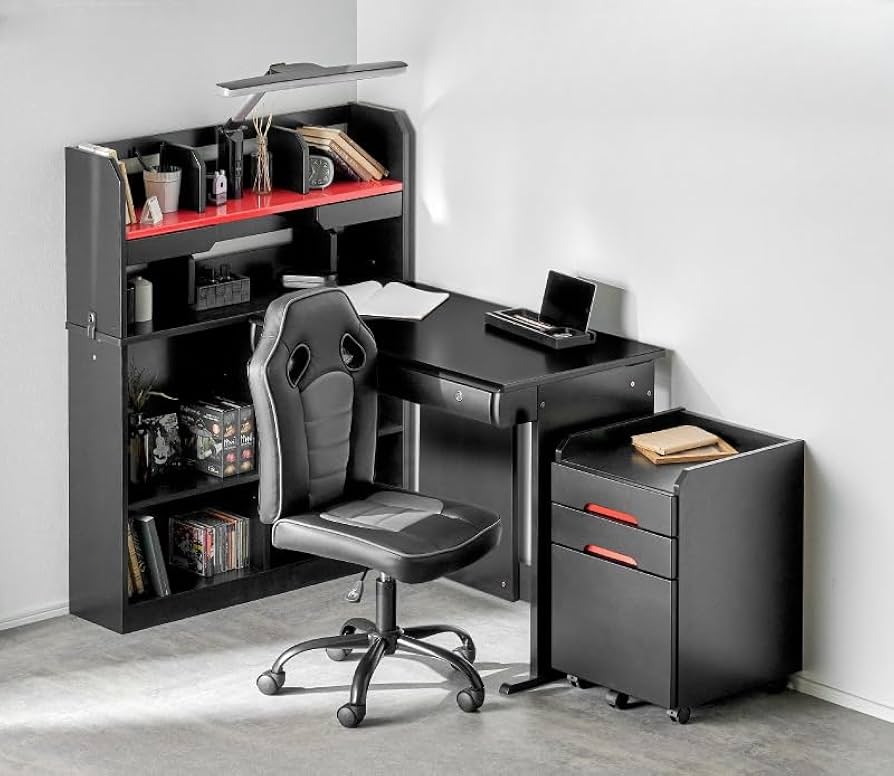 Amazon.co.jp: 学習机 3Dデスク 学習デスク かっこいい クール デスク