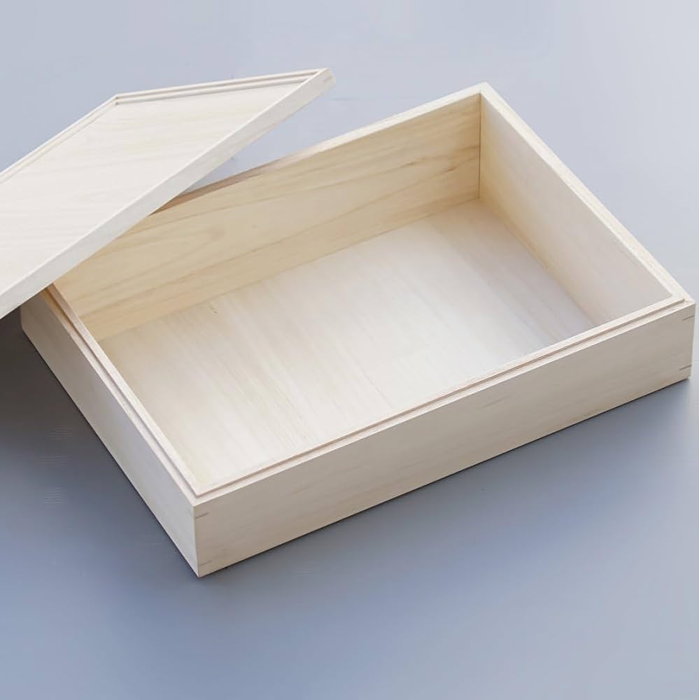 Amazon｜桐箱 A2判 たっぷりゆったり大容量タイプ 浅型｜収納ケース